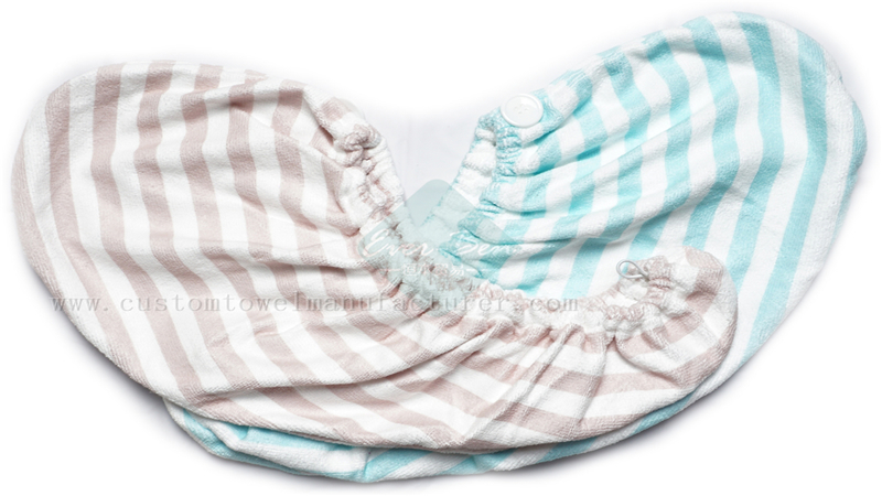 China Custom Quick Dry turbie twist hair towels Factory Promotional Printing Microfiber Hair Dry Towel Turban Wrap Cap Supplier